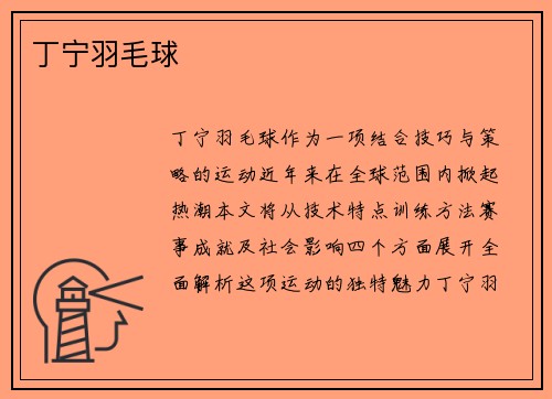 丁宁羽毛球